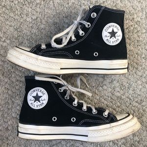 Black Converse Chuck 70 High Top Sneakers
